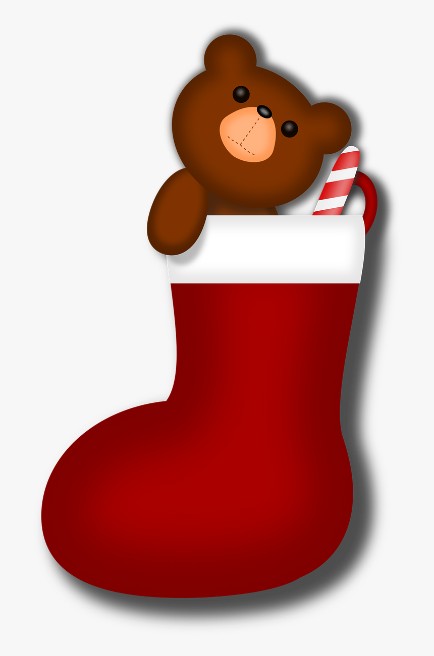 Cute Christmas Stocking Clipart, HD Png Download, Free Download