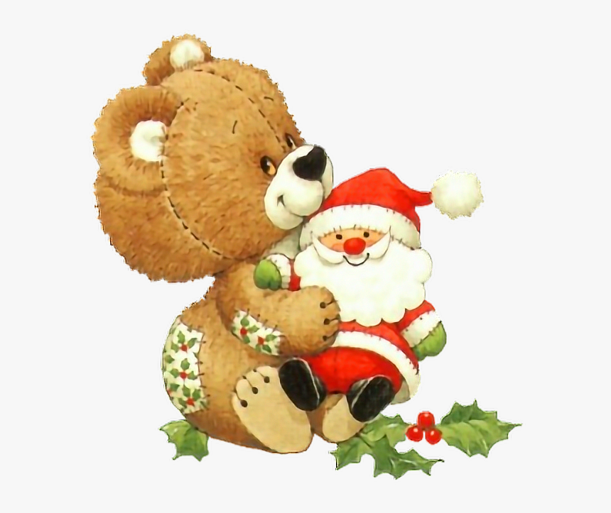 Transparent Christmas Bear Png - Christmas Teddy Bear Png, Png Download, Free Download