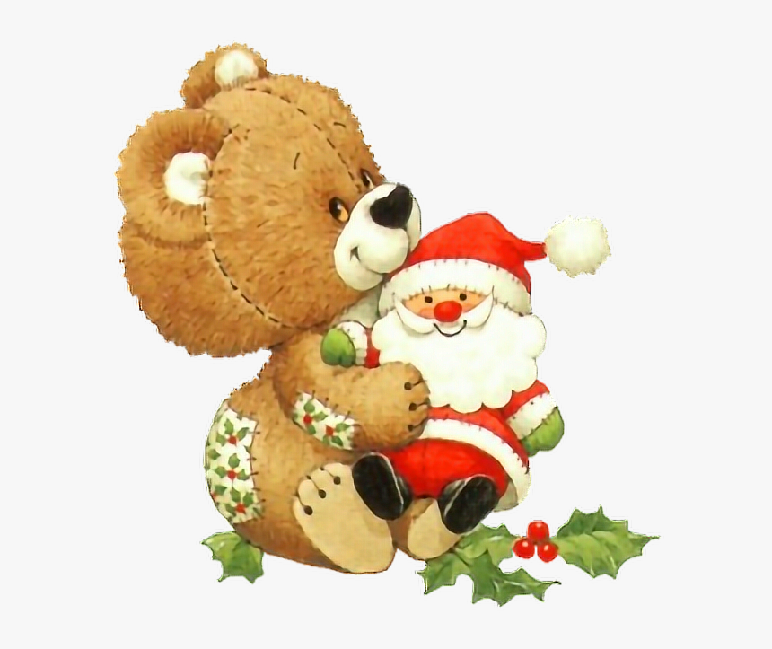 christmas teddy bear clip art