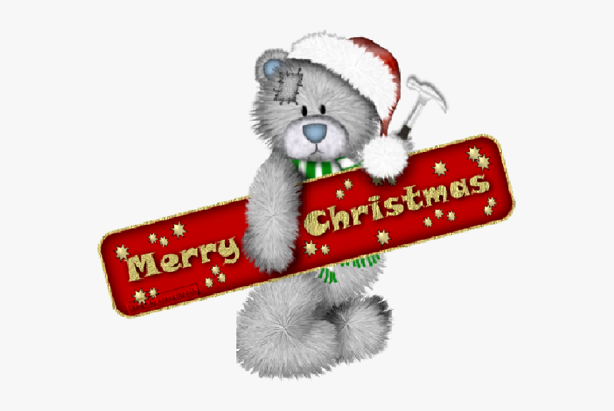 Me To You Bear Christmas Transparent, HD Png Download, Free Download