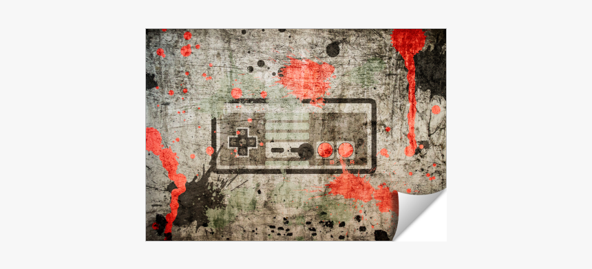 Controller Graffitti Nes - Modern Art, HD Png Download, Free Download