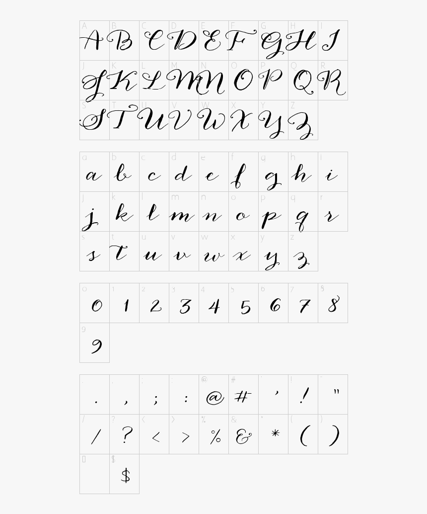 Bombshell Typeface Hlt Anna - Schöne Handschriften Abc, HD Png Download, Free Download