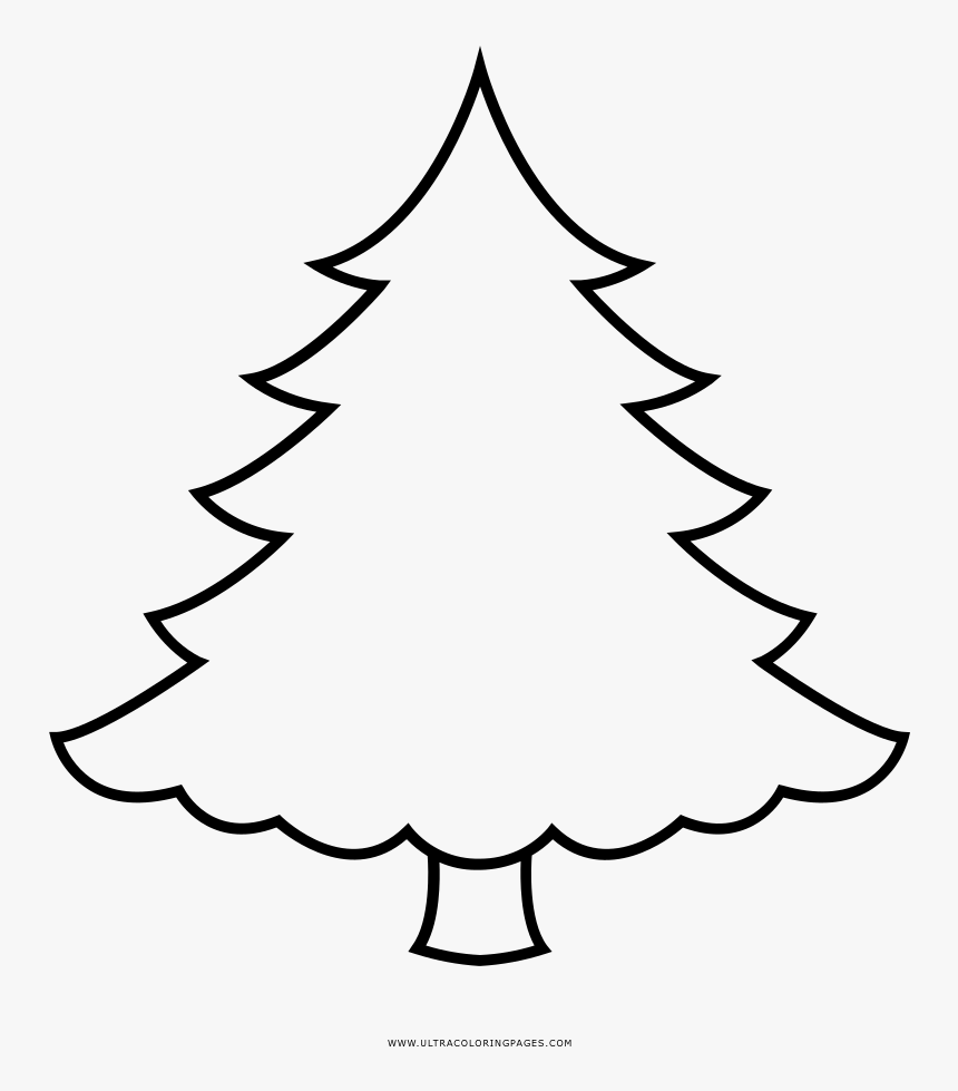 Árvore De Natal Desenho Para Colorir - Cute Christmas Tree Drawings Easy, HD Png Download, Free Download