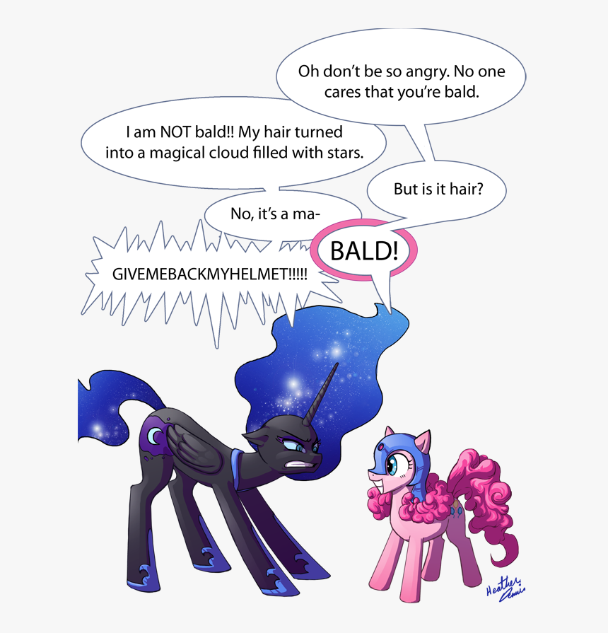 Transparent Moon - Nightmare Moon Pinkie Pie, HD Png Download, Free Download