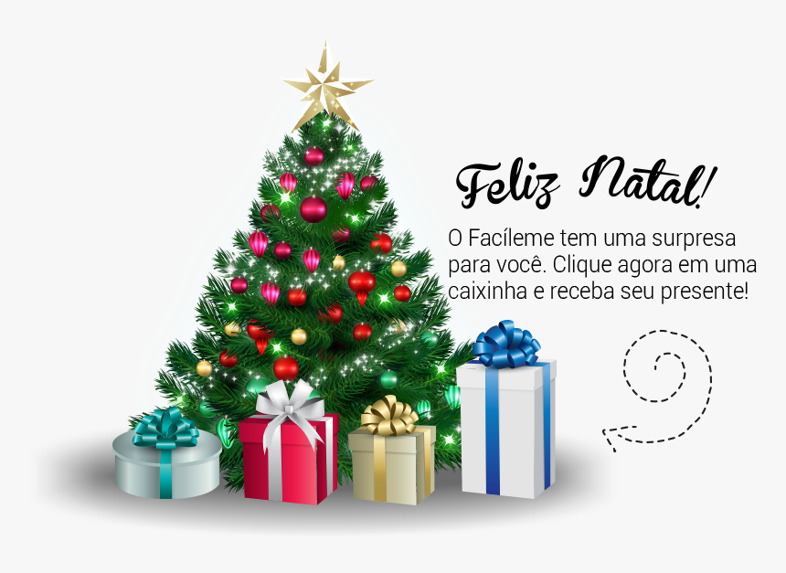 Arvore Facíleme - Christmas Day, HD Png Download, Free Download