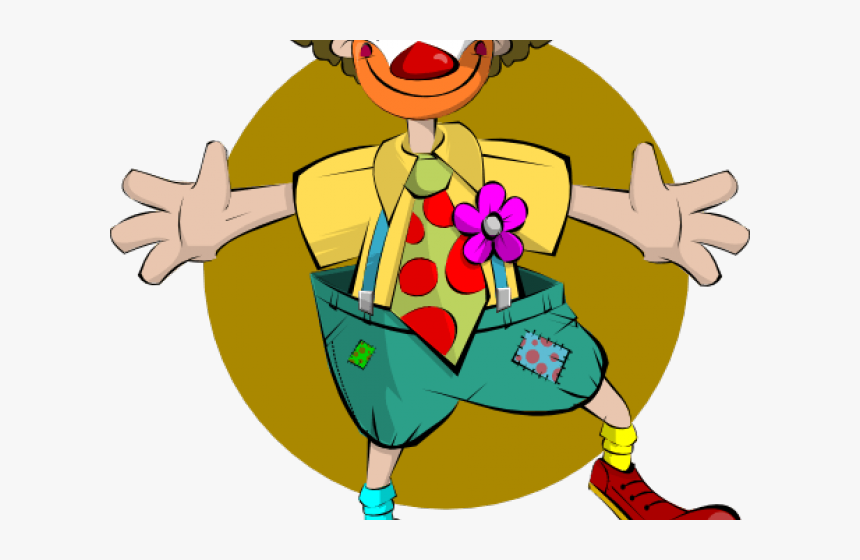 Clown Clipart Trick Clip Art- - Cartoon, HD Png Download, Free Download