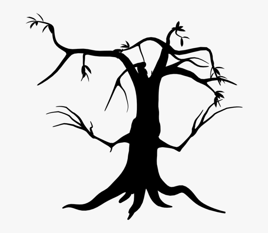 Transparent Background Image Download - Halloween Tree Silhouette Png, Png Download, Free Download