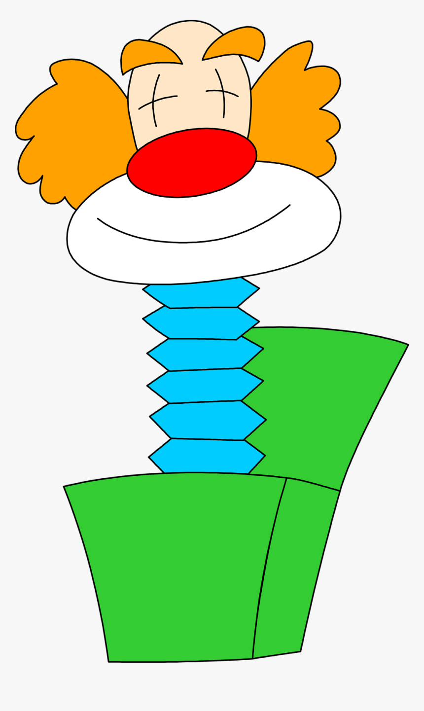Clown Clipart Green - Jack In The Box Clipart Png, Transparent Png, Free Download