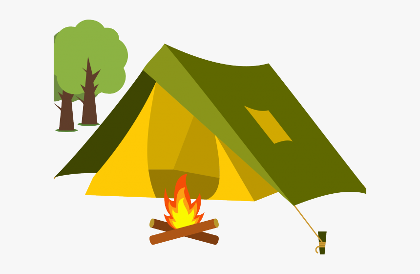 Transparent Fire Clipart - Transparent Camping Clip Art, HD Png Download, Free Download