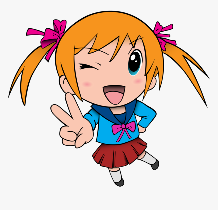 Chibi Girl Vector By Necrobyte1 - Vector Anime Girl Png, Transparent Png, Free Download
