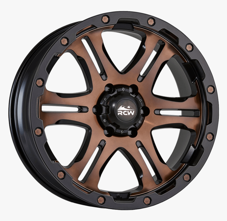 Dart Satin Black / Satin Bronze Face & Rivets - Speedy Outlaw Wheels, HD Png Download, Free Download