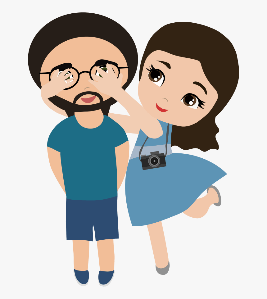 Caricatura Pareja De Esposos, HD Png Download, Free Download