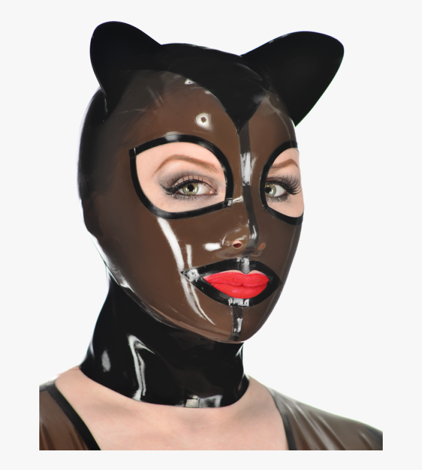 Miss Kitty Hood - Latex Cat Hood, HD Png Download, Free Download