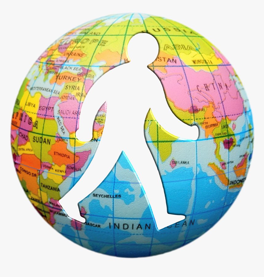 Man Walking Person Free Photo - Persona Caminando En El Mundo, HD Png Download, Free Download