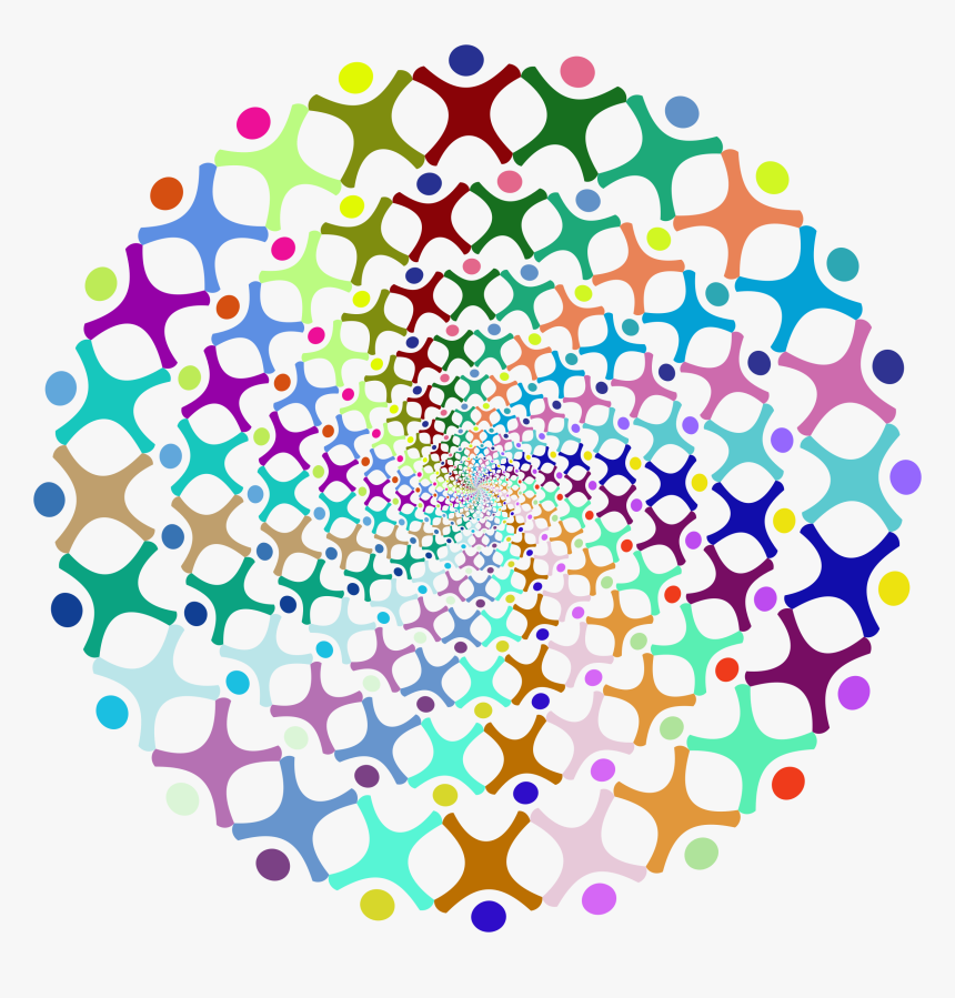 Abstract People Vortex Prismatic Clip Arts - Oppressor And Oppressed, HD Png Download, Free Download