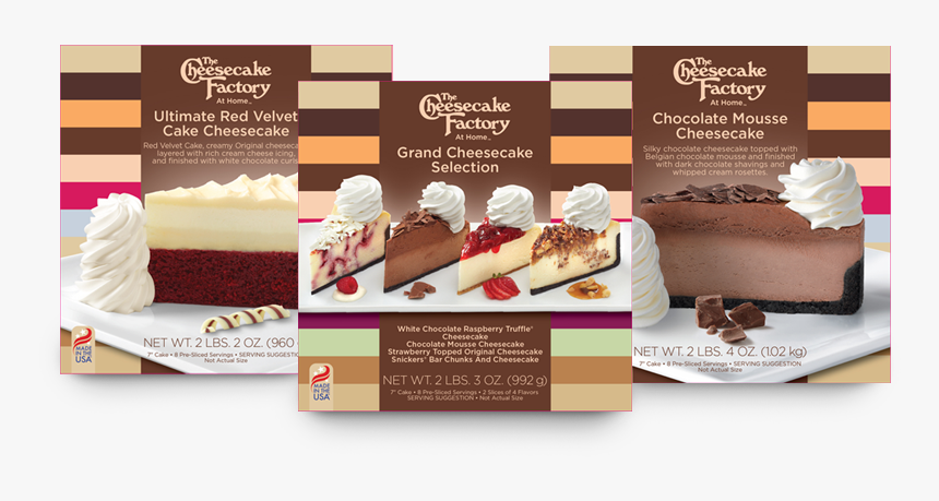 Whole Cheesecakes - Cheesecake Factory At Home Grand Cheesecake Selection, HD Png Download, Free Download