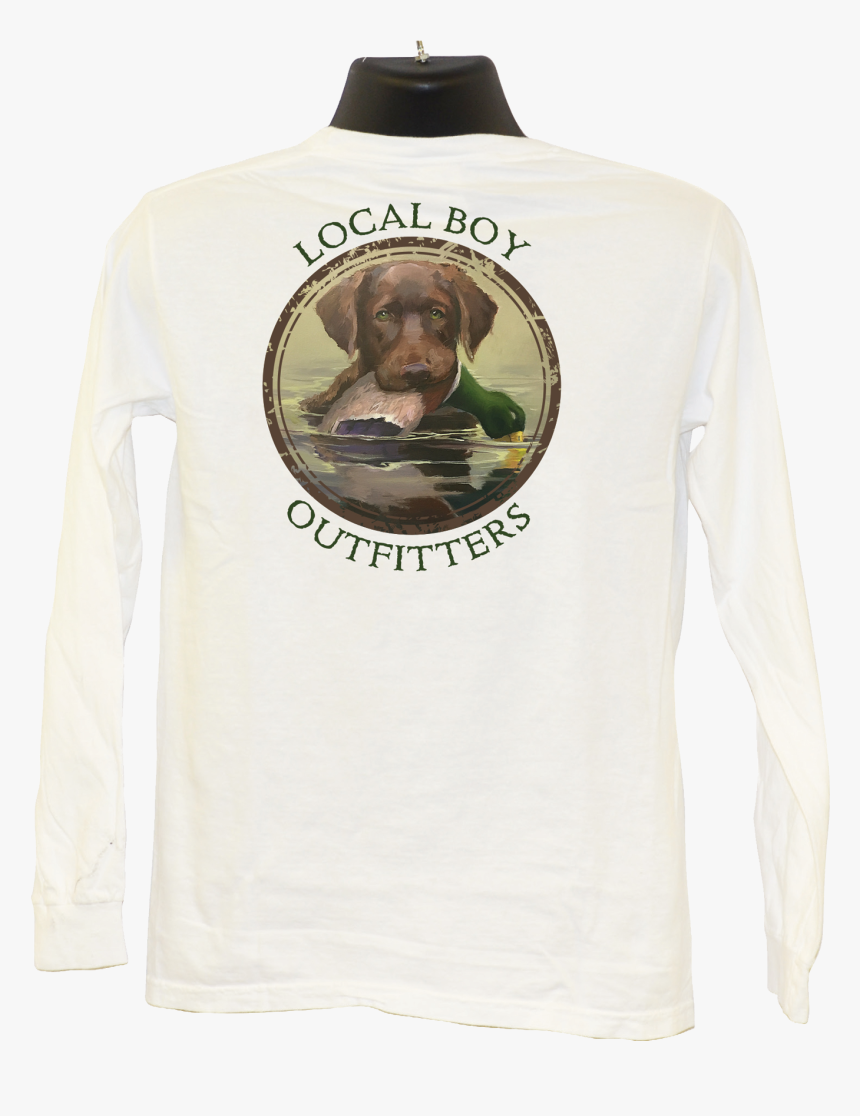 Chocolate Lab Long Sleeve T Shirt - Vizsla, HD Png Download, Free Download