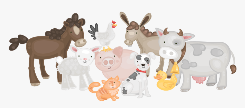 Farm Animal Png - Cartoon, Transparent Png, Free Download