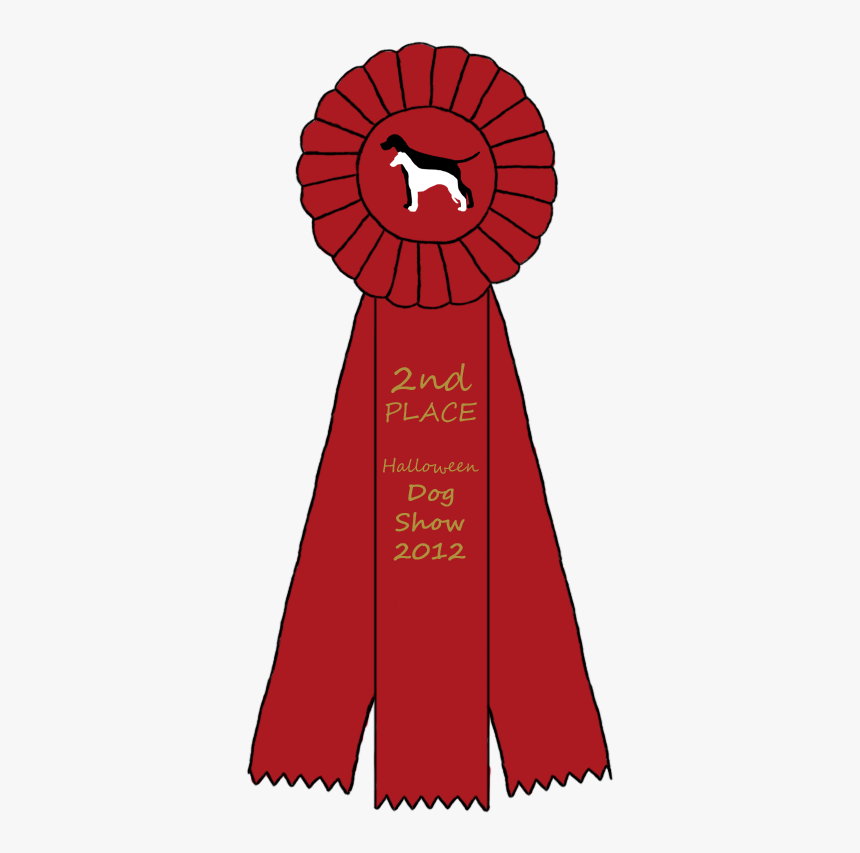 2nd Place Ribbon Clip Art - Dog Show Purple Ribbon, HD Png Download, Free Download