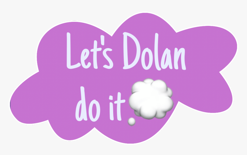 #dolan #twins #dolantwins #sticker #purple #white #thought, HD Png Download, Free Download