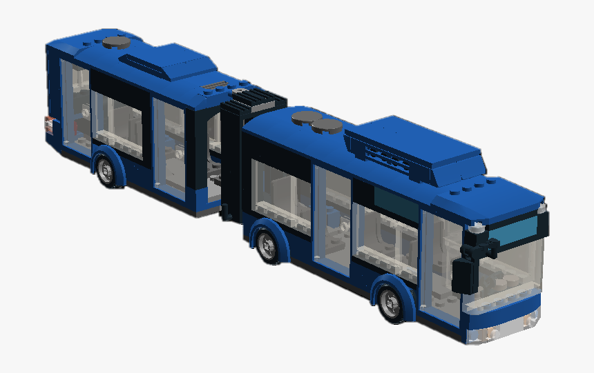 Articulated City Bus - Model Car, HD Png Download, Free Download