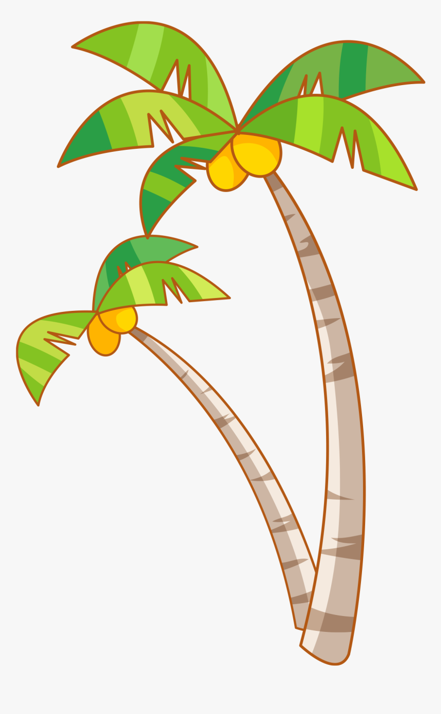 Coconut Tree Clipart Png , Transparent Cartoons - 卡通 动物 图片, Png Download, Free Download