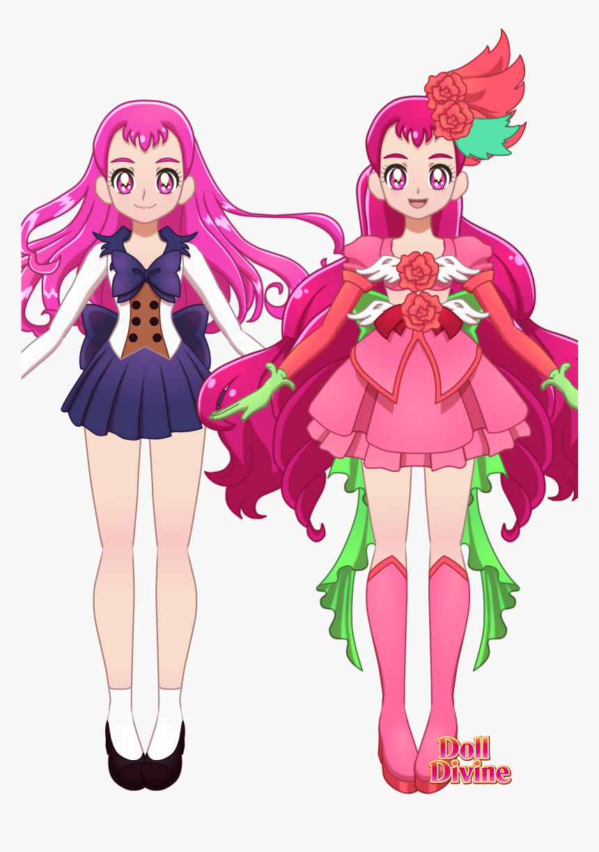 Cure Rose And Hachiko Naminami - Precure Fanmade Love, HD Png Download, Free Download