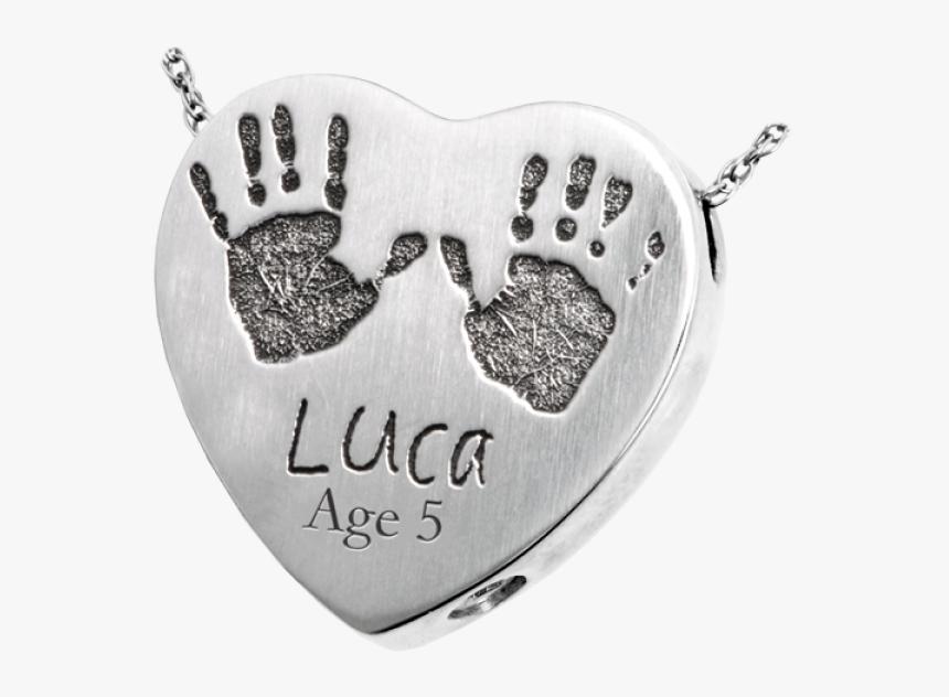 Transparent White Handprint Png - Pendant, Png Download, Free Download