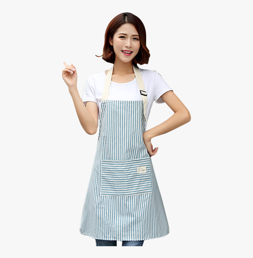 For Apron Korean Women Home Kitchen Linen Apron Baking - Women Home Kitchen Png, Transparent Png, Free Download