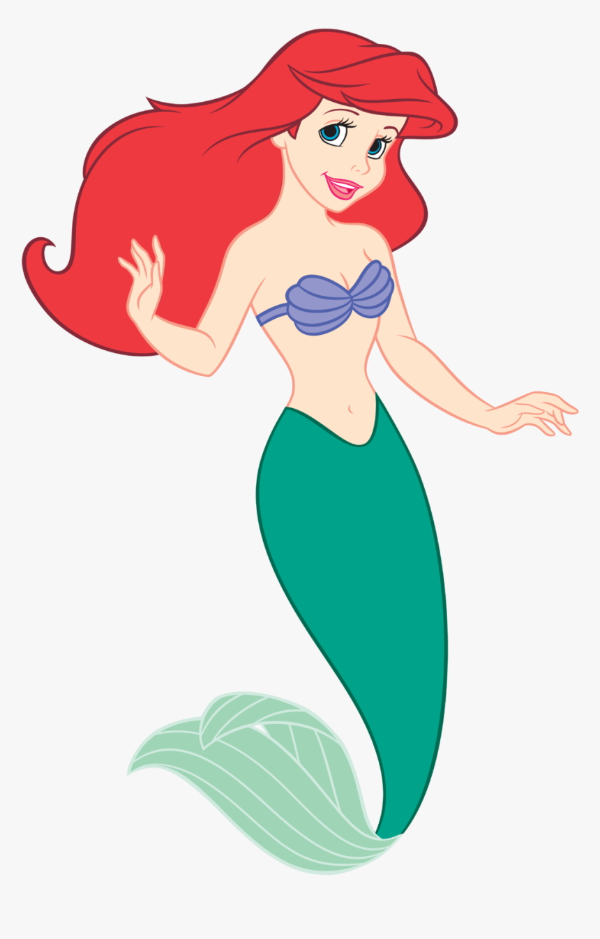 Mermaid Clipart Ariel Pin - Ariel Disney Princess Clip Art, HD Png Download, Free Download