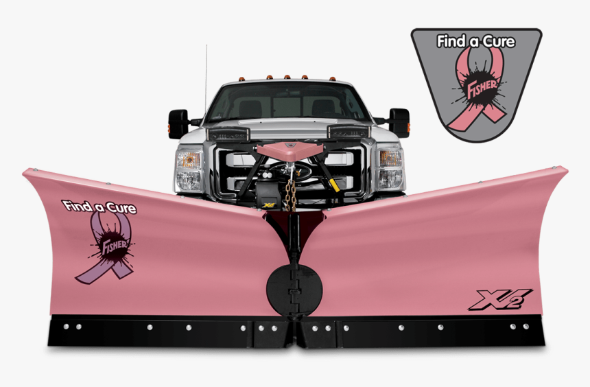 Pink Plow - Pink Fisher Snow Plow, HD Png Download, Free Download