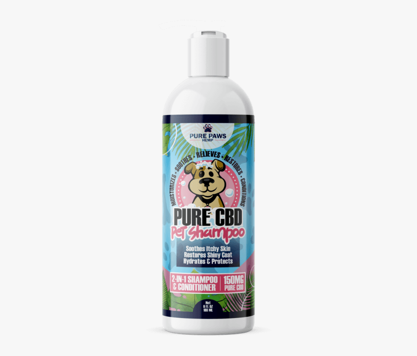 Pure Paws Pet Cbd Shampoo And Conditioner - Shampoo, HD Png Download, Free Download