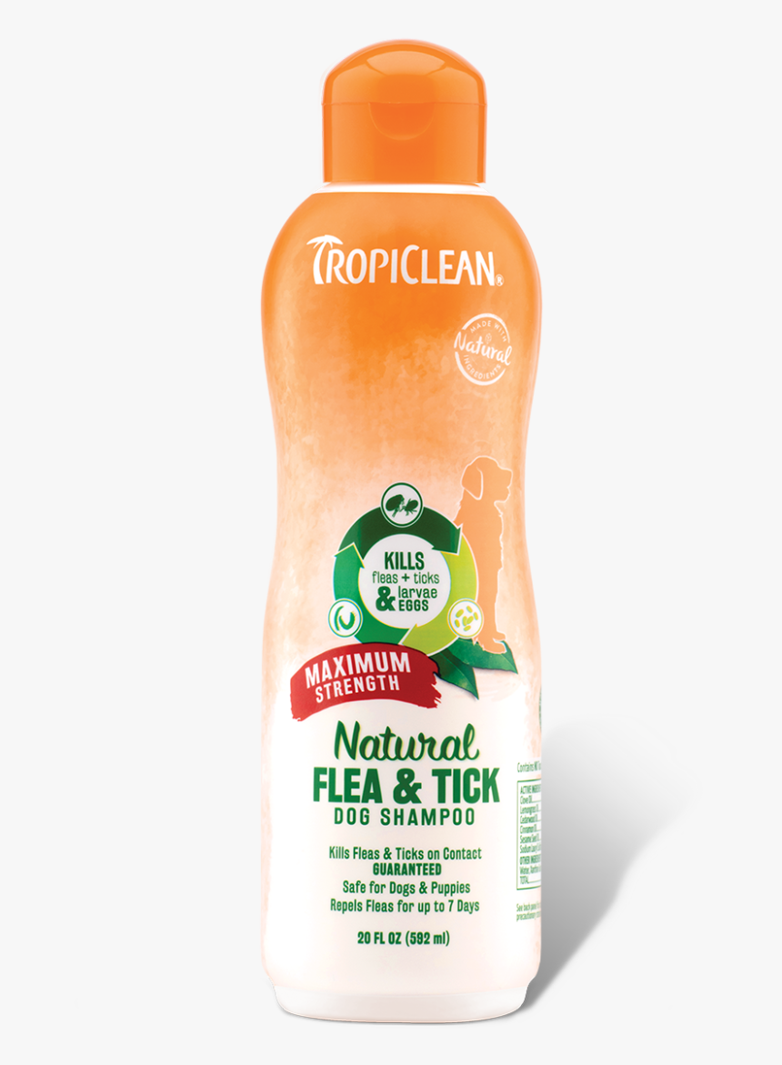 Tropiclean Flea And Tick Shampoo Maximum Strength, HD Png Download, Free Download