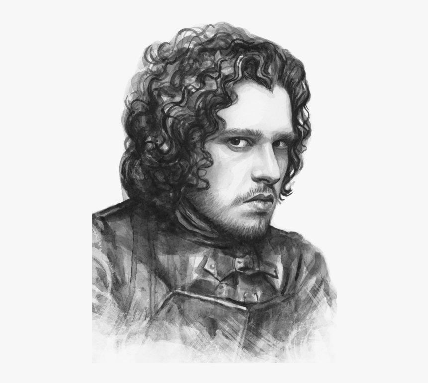 Jon Snow Sketch Drawing, HD Png Download, Free Download