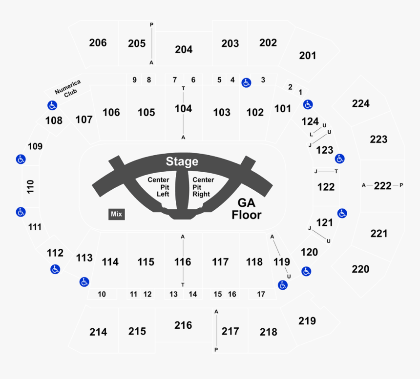 Fiserv Forum Seating Chart Carrie Underwood, HD Png Download, Free Download