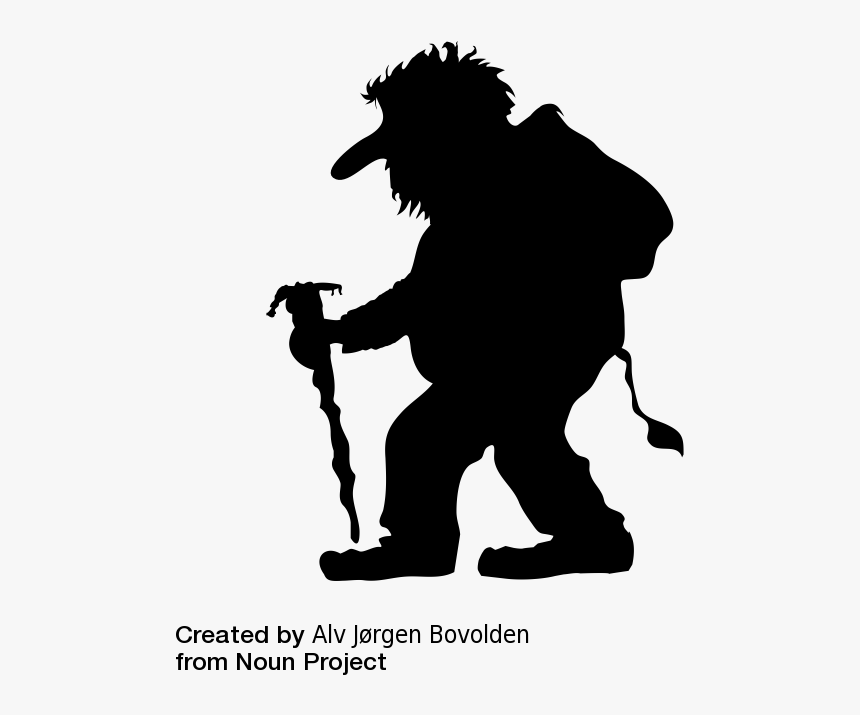 Norway Is The Country Of Trolls, So It Seems Only Natural - Norway Troll Silhouette, HD Png Download, Free Download