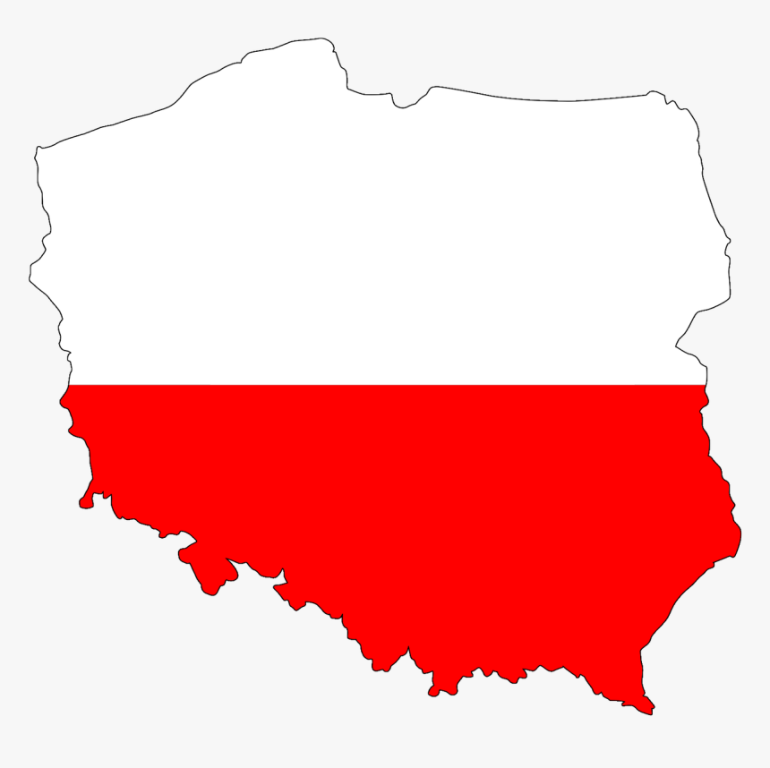 Poland Map And Flag, HD Png Download, Free Download