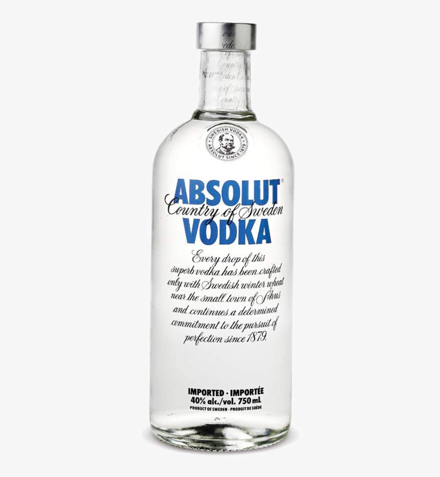 Absolut Vodka Blue 40% 100cl, HD Png Download, Free Download