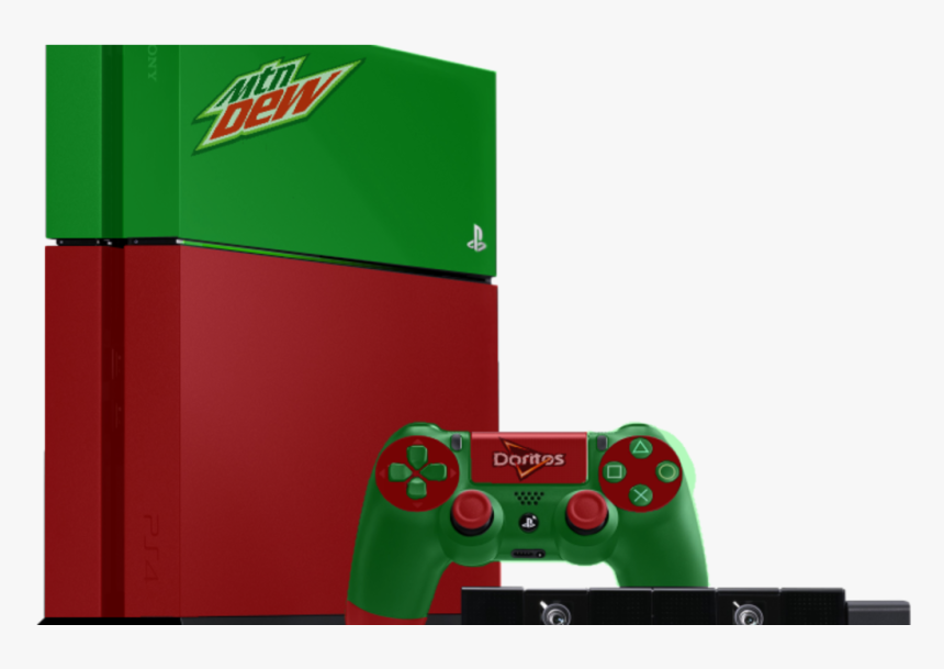 Mountain Dew , Png Download - Ps4 With One Controller, Transparent Png, Free Download