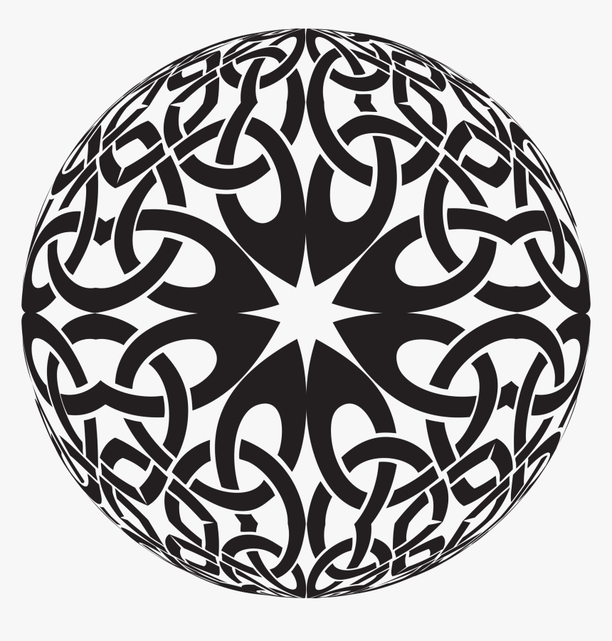 Download Celtic Knot Sphere Clip Arts Irish Celtic Mandala Coloring Pages Hd Png Download Kindpng