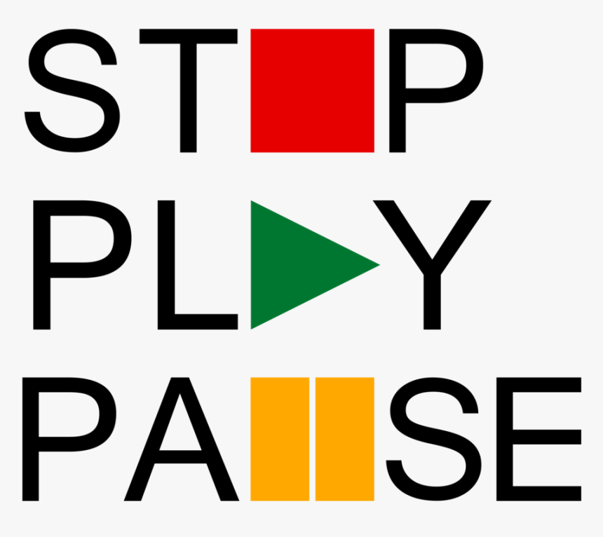 Stop Play Pause - Graphic Design, HD Png Download, Free Download