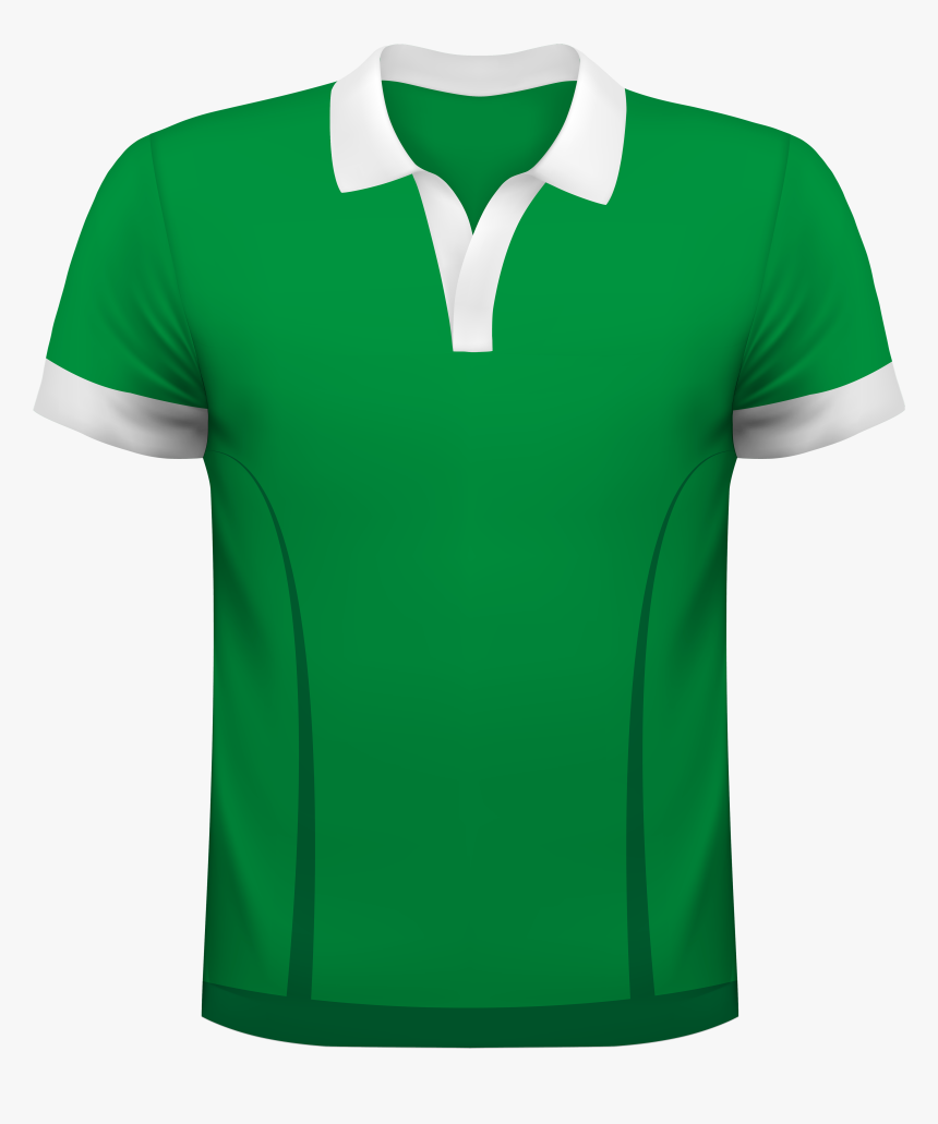 Male Green Blouse Png Clipart - Tennis Shirt Png, Transparent Png, Free Download