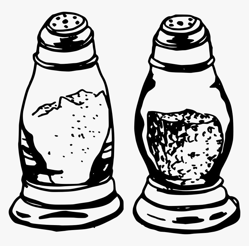 Salt Pepper - Salt And Pepper Black And White, HD Png Download, Free Download