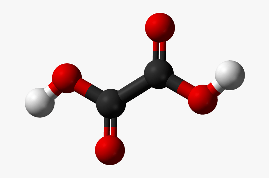 Black Spheres Are Carbon, Red Oxygen, White Hydrogen - Study Of Oxalate Ions In Guava Fruit, HD Png Download, Free Download