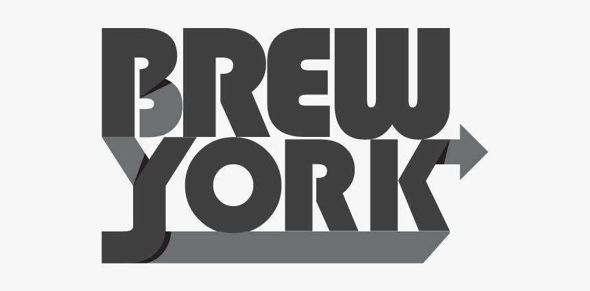 Brewyork-blk - Graphic Design, HD Png Download, Free Download
