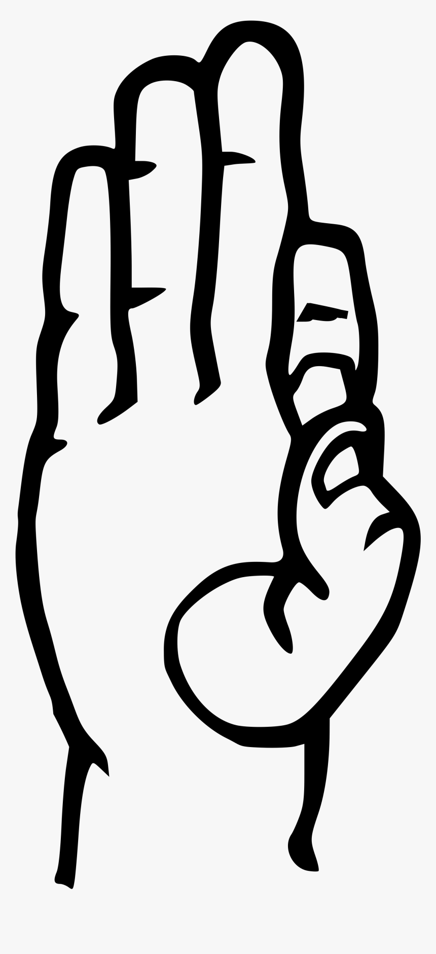 Sign Language F Png Clipart , Png Download - F Sign Language Clipart, Transparent Png, Free Download