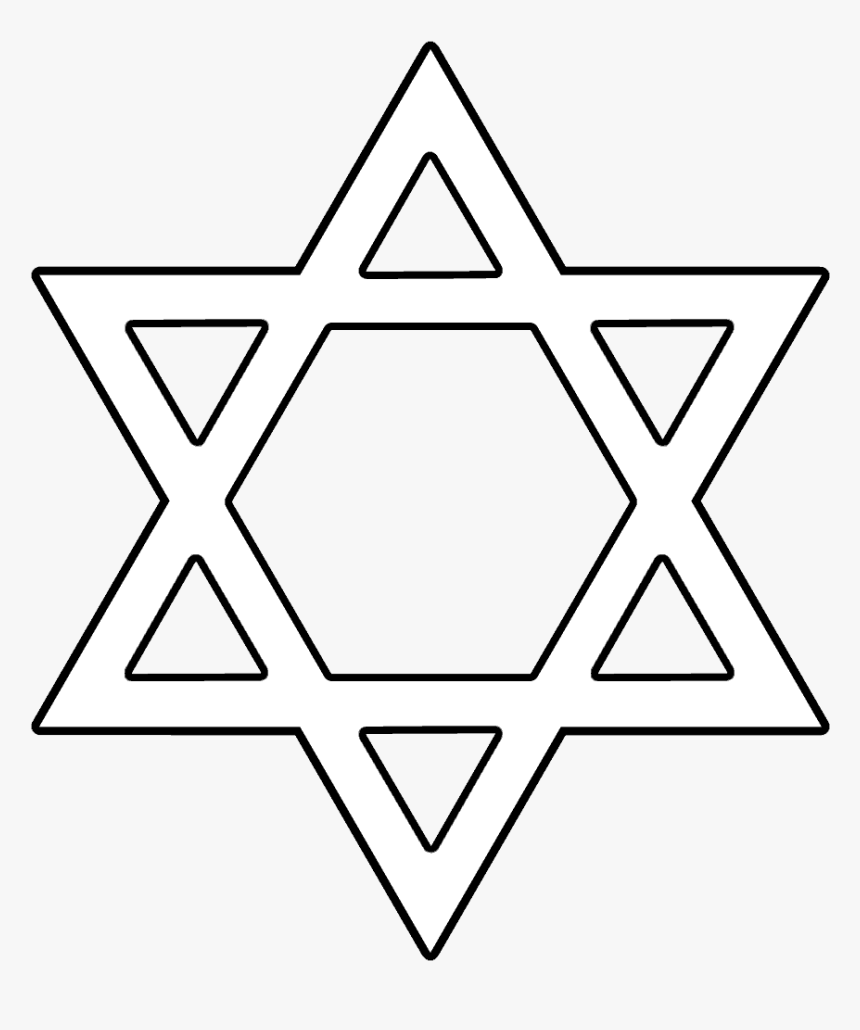 Magen David Png, Jewish Star Png, Download Png Image - White Jewish Star Background, Transparent Png, Free Download