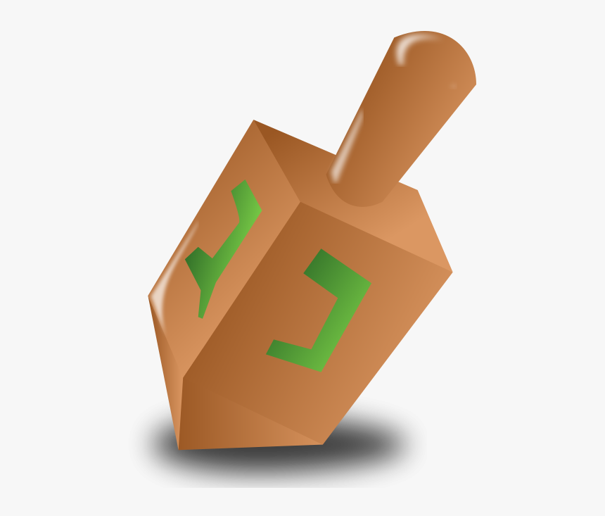 Dreidel Clipart Judaism - Jewish Symbols Dreidel, HD Png Download, Free Download