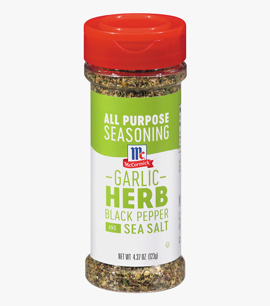 Mccormick All Purpose Seasoning Garlic Herb Black Pepper, HD Png Download, Free Download