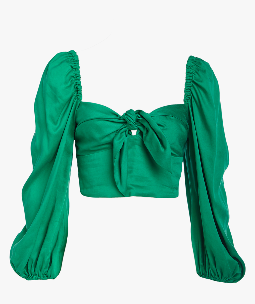 Sofia Blouse In Colour Pepper Green - Blouse, HD Png Download - kindpng